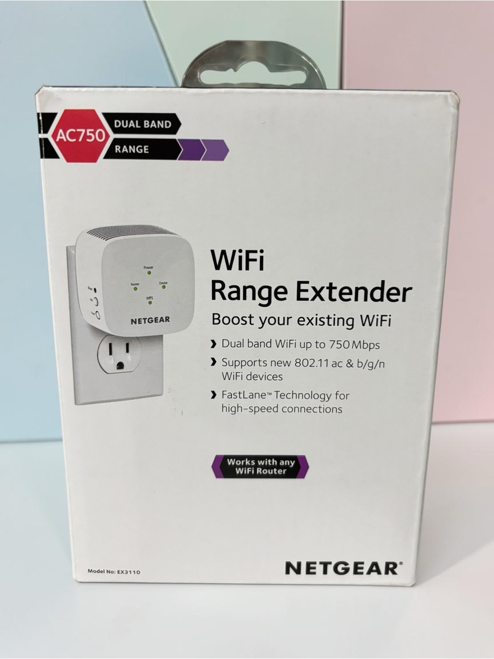 New in Box! NETGEAR - AC750 Dual-Band Wi-Fi Range Extender
